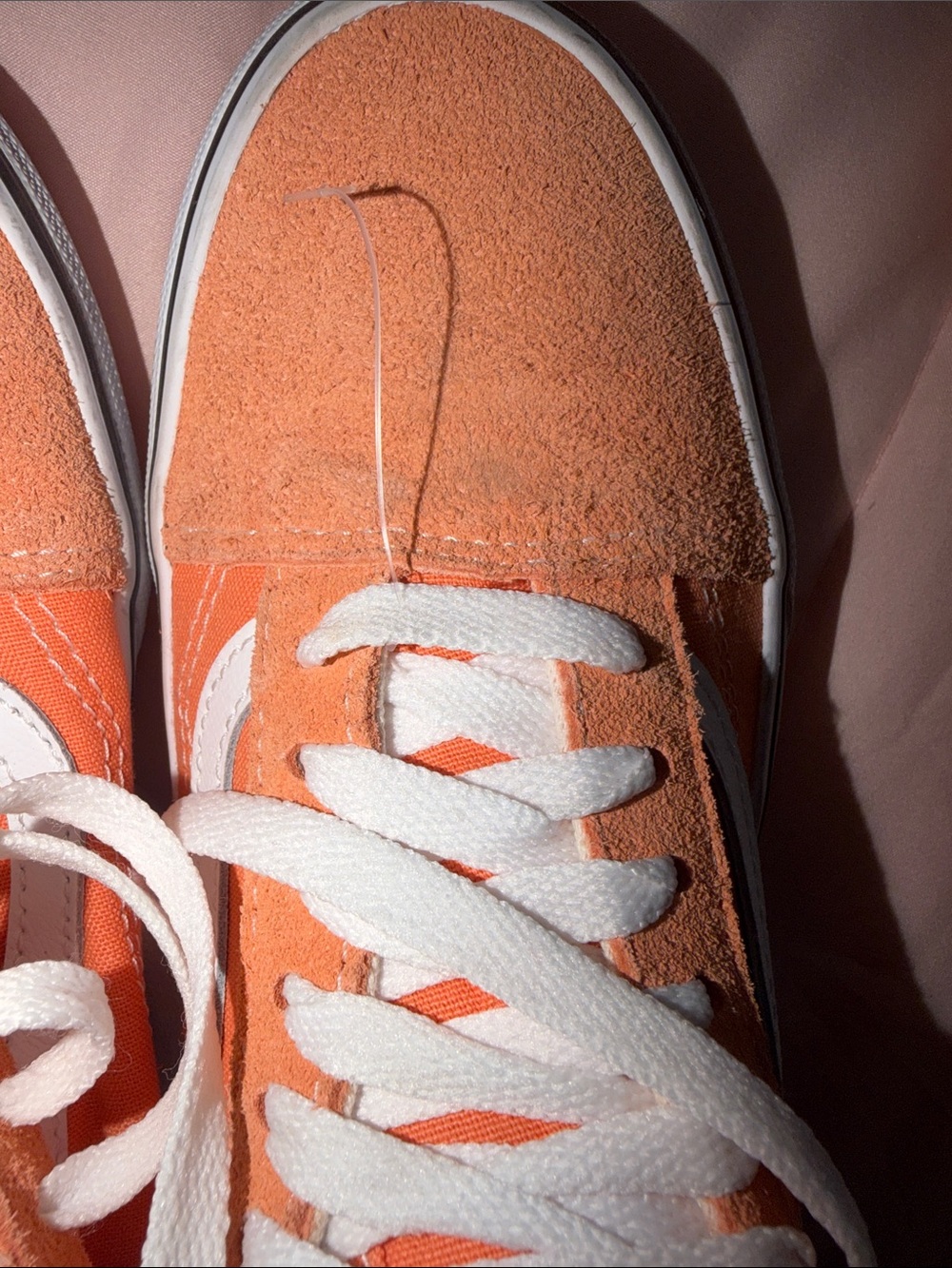 Vans Old Skool Sneakers in Peach with White Stripe - Picture 13 of 13